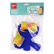 Pędzle - Apli Kids, Wałki z gąbki Serca i Gwiazdki - miniaturka - grafika 1