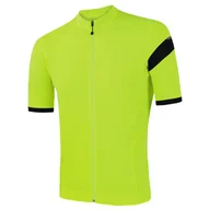 Bluzy sportowe męskie - Męska koszulka kolarska Sensor Cyklo Coolmax Classic Rozmiar: M / Kolor: żółty - miniaturka - grafika 1