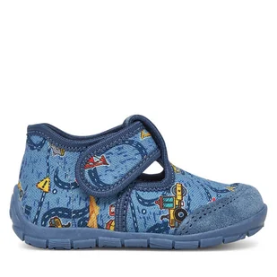 Kapcie Froddo Classic Slippers G1700411-1 M Niebieski - Buty dla chłopców - miniaturka - grafika 1
