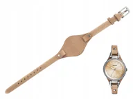 Akcesoria do zegarków - Pasek do zegarka Fossil Georgia ES3618 jasny brąz beżowy - miniaturka - grafika 1