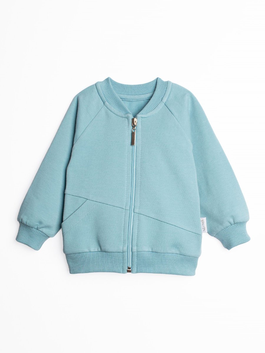 Chłopięca bluza rozpinana niebieska Nicol r.140