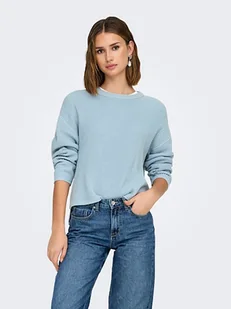 ONLY Sweter w kolorze błękitnym - Swetry damskie - miniaturka - grafika 1