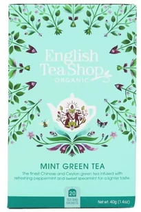 English Tea Shop ETS Mint Green Tea 20 saszetek 3674 - Herbata - miniaturka - grafika 1
