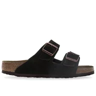 Klapki i japonki męskie - Klapki męskie Birkenstock Arizona 1027077 - brązowe - miniaturka - grafika 1