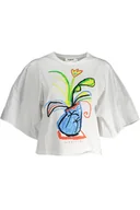 Portfele - DESIGUAL DAMSKI T-SHIRT Z KRÓTKIM RĘKAWEM, BIAŁY - miniaturka - grafika 1