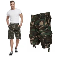 Odzież taktyczna i umundurowanie - Spodenki Krótkie Męskie BRANDIT Vintage Classic - Woodland XXL - miniaturka - grafika 1