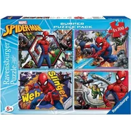 Puzzle - Ravensburger 6914 Puzzle 4x100 części Bumper Pack Spiderman 06914 9 - miniaturka - grafika 1