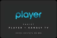 Kody i doładowania cyfrowe - ""Player"" Player"" Kod aktywacyjny Player + Kanały TV 30 dni - miniaturka - grafika 1