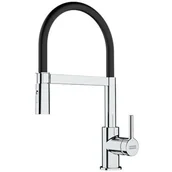 Baterie kuchenne - Franke Główny Bateria LINA SEMI-Pro chrom/czarny 115.0626.085 115.0626.085 - miniaturka - grafika 1