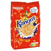 Płatki śniadaniowe i musli - Nestlé Kangus Puszyste ziarno pszenicy w złocistym miodzie 400 g - miniaturka - grafika 1