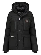 Kurtki damskie - Canadian Peak Parka w kolorze czarnym - miniaturka - grafika 1