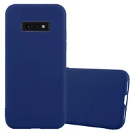 Etui i futerały do telefonów - Etui Cadorabo do Samsung Galaxy S10e w kolorze CANDY DARK BLUE Etui na telefon wykonane z elastycznego silikonu TPU Ultra Slim Soft Back Cover Case Bumper - miniaturka - grafika 1
