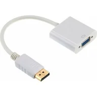 Adaptery i przejściówki - Gembird Adapter Display Port VGA/biały (A-DPM-VGAF-02-W) - miniaturka - grafika 1