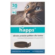 Artykuły przeciw pasożytom - Bros Sp z o.o. Bros Sp z o.o HAPPS obroża przeciw pchłom dla kotów 35cm BROS-441 - miniaturka - grafika 1