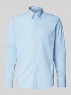 Koszule męskie - Koszula casualowa o kroju regular fit z kieszenią na piersi model ‘CODY’ - miniaturka - grafika 1