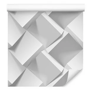 Tapeta do Salonu Geometryczne SZEŚCIANY Efekt 3D 0,53m x 10m - Tapety - miniaturka - grafika 1