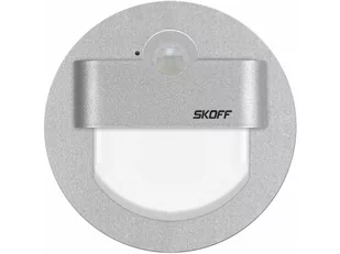 Oprawa schodowa LED z czujnikiem ALUMINIUM 2,4W NW 4000K RUEDA PIR SKOFF - Oprawy, klosze i abażury - miniaturka - grafika 1