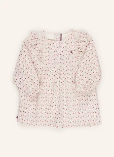 Tommy Hilfiger Sukienka Sztruksowa Z Falbankami weiss - Sukienki - miniaturka - grafika 1