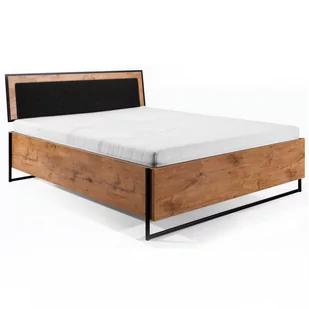 Łóżko LOFT NEW ELEGANCE drewniane : Rozmiar materaca - 180x200, Pojemnik - Bez pojemnika - Łóżka - miniaturka - grafika 1