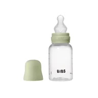 Butelki dla niemowląt - BIBS BUTELKA PLASTIC PP ze smoczkiem antykolkowym z silikonu medycznego, pojemność 150 ml, SAGE - miniaturka - grafika 1