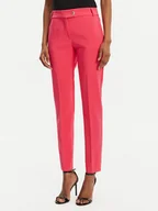 Spodnie damskie - Rinascimento Spodnie materiałowe CFC0122741003 Różowy Regular Fit - miniaturka - grafika 1