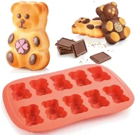 Formy do ciast - TESCOMA - Forma do ciastek babeczek Misie Lubisie - DELÍCIA SiliconPRIME - miniaturka - grafika 1