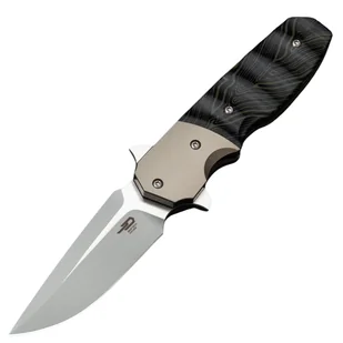 Nóż składany Bestech Freefall Titanium/Black-Green G10, Stonewashed/Satin CPM S35VN by Jason Clark (BT2007A) - Noże - miniaturka - grafika 1