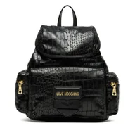 Plecaki - Plecak LOVE MOSCHINO JC4287PP0LKF0000 Czarny - miniaturka - grafika 1