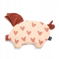 Kołdry i poduszki dla dzieci - La Millou poduszka do spania świnka / heartbeat pink - miniaturka - grafika 1