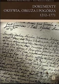 Historia Polski - Dokumenty Oksywia, Obłuża i Pogórza 1212-1771 - miniaturka - grafika 1