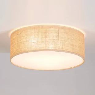 Britop Skandynawska LAMPA sufitowa JUTE 47923802 abażurowa OPRAWA plafon okrągły loft beżowy - Lampy sufitowe - miniaturka - grafika 1