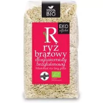 Eko Alfabet Ryż brązowy długoziarnisty bezglutenowy 500 g - Ryż - miniaturka - grafika 1