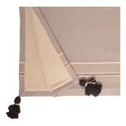 Ręczniki - Szaro-beżowy bawełniany ręcznik Foutastic Brunella, 70x130 cm - miniaturka - grafika 1