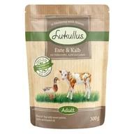 Mokra karma dla psów - Lukullus Naturkost Adult bez zbóż, kaczka i cielęcina, 1 x 300 g - 1 szt. - miniaturka - grafika 1