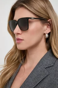 Michael Kors okulary przeciwsłoneczne damskie kolor czarny - Okulary przeciwsłoneczne - miniaturka - grafika 1