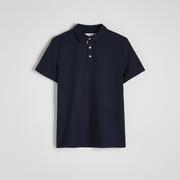 Koszulki męskie - Reserved - Koszulka polo regular - Granatowy - miniaturka - grafika 1