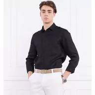 Koszule męskie - Armani Exchange Lniana koszula | Regular Fit - miniaturka - grafika 1