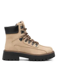 Jenny Fairy Trapery GINETTE WS2296-08 Beżowy - Botki damskie - miniaturka - grafika 1