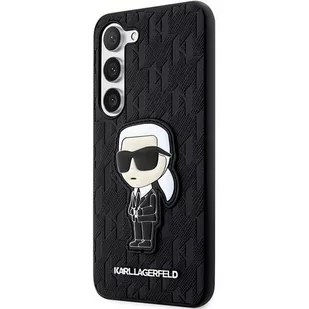 Karl Lagerfeld KLHCS23MSAKLHKPK S23+ S916 hardcase czarny/black Saffiano Monogram Ikonik - Etui i futerały do telefonów - miniaturka - grafika 2