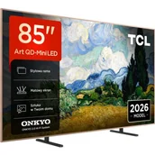 Telewizory - TCL 85A400 Pro 85" QD-Mini LED 4K 144 Hz VRR Google TV Dolby Atmos Dolby Vision HDMI 2.1 - miniaturka - grafika 1