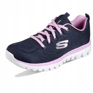 Buty sportowe damskie - Sale! Skechers Buty Sportowe Damskie Graceful Get 12615-NVPK r. 38 - miniaturka - grafika 1