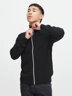 Swetry męskie - Blend Sweter 20715852 Czarny Regular Fit - miniaturka - grafika 1