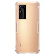 Etui i futerały do telefonów - Nillkin Nature żelowe etui pokrowiec ultra slim Huawei P40 Pro przezroczysty - miniaturka - grafika 1