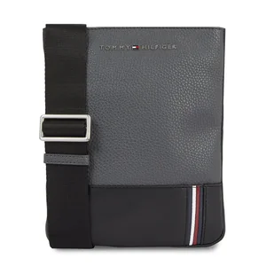 Saszetka Tommy Hilfiger Th Central Mini Crossover AM0AM12450 Szary - Torby męskie - miniaturka - grafika 1