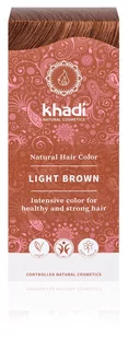 Khadi Henna Do Włosów Light Brown - Farby do włosów i szampony koloryzujące - miniaturka - grafika 2