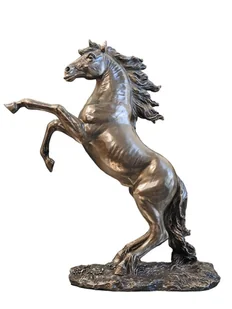 KOŃ, OGIER W STÓJCE, FIGURKA VERONESE NA PREZENT DLA HODOWCY 32 cm - Figurki dekoracyjne - miniaturka - grafika 1
