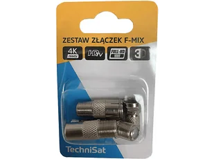 Zestaw złączek TECHNISAT F-MIX - Inne akcesoria audio-wideo - miniaturka - grafika 1