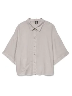 Vero Moda Koszula Linn 10306820 Szary Relaxed Fit - Koszule damskie - miniaturka - grafika 1