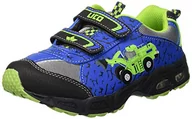 Sneakersy damskie - Lico LOADER V BLINKY Chłopcy Buty sneakersy, niebieski/czarny/cytrynowy, 27 EU - miniaturka - grafika 1
