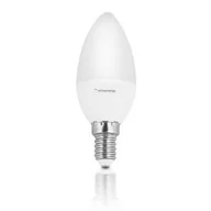 Żarówki LED - Whitenergy Żarówka LED 10XSMD2835 C37 E14 5W 396lm ciepła biała mleczna (10541) - miniaturka - grafika 1